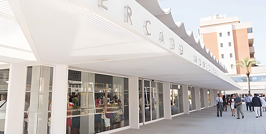 Mercado abastos Roquetas de mar - Roquebus